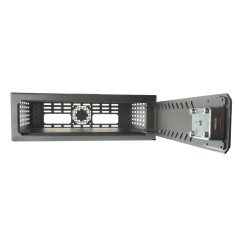 VR-100E - Cassaforte per DVR - Specifico per TVCC - Per DVR minore di 1U rack - Chiusura elettronica - Con ventole e passacavi -