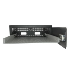 VR-120 - Cassaforte per DVR - Specifico per TVCC - Per DVR da 1,5/2U rack - Serratura meccanica - Con ventole e passacavi - Qual