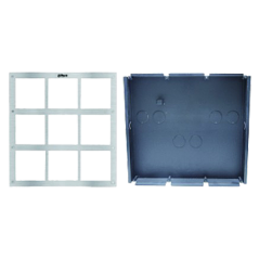 VTOF009-VTOB115 - Panello frontale e cassa di registrazione - Specifico per videocitofoni - Compatibile con moduli XS-V2000E-M(X