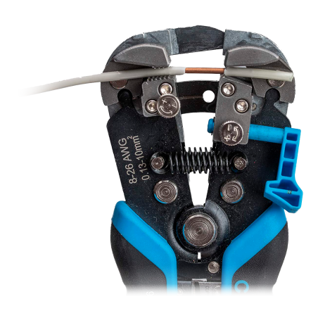 WIRE-AUTOSTRIPPER - Pinza crimpatrice pelacavi - Per 8 AWG-26 AWG - Crimpare terminali di 22 AWG-10 AWG - Facile da usare - Prez