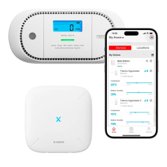 XC01-M - Rilevatore di CO autonomo X-Sense - Connessione all'HUB SBS50 per la comunicazione tramite APP - Consente di collegare