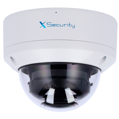 XS-IPD842SW-4U-AI - Telecamera Dome IP X-Security - 4 Megapixel (2688x1520) - Ottica 2.8 mm Starlight Gamma ULTRA - IR LED 50m |