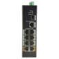XS-SW1008POE-96-DIN - Switch PoE X-Security - 8 porte PoE + 1 Uplink RJ45 - Velocità 10/100 Mbps - Potenza 30 W per porta - Pote