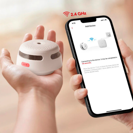XS01-WX-3PACK - Pack di 3 mini rilevatori di fumo standalone X-Sense - Comunicazione WiFi 2.4GHz - Connessione tramite APP - Dur