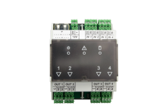 XTL-49841010 - Modulo di estensione XTRALIS-Ethernet Modulo di espansione Poe I/O slave - 4 entrate monitorate - 4 uscita relay
