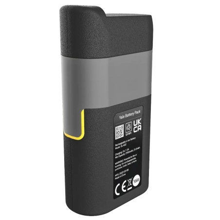YALE-BATTERY-L2 - Accessorio per batteria ricaricabile - Lunga durata di 6 mesi - Capacità 2950 mAh - Porta USB-C per la ricaric