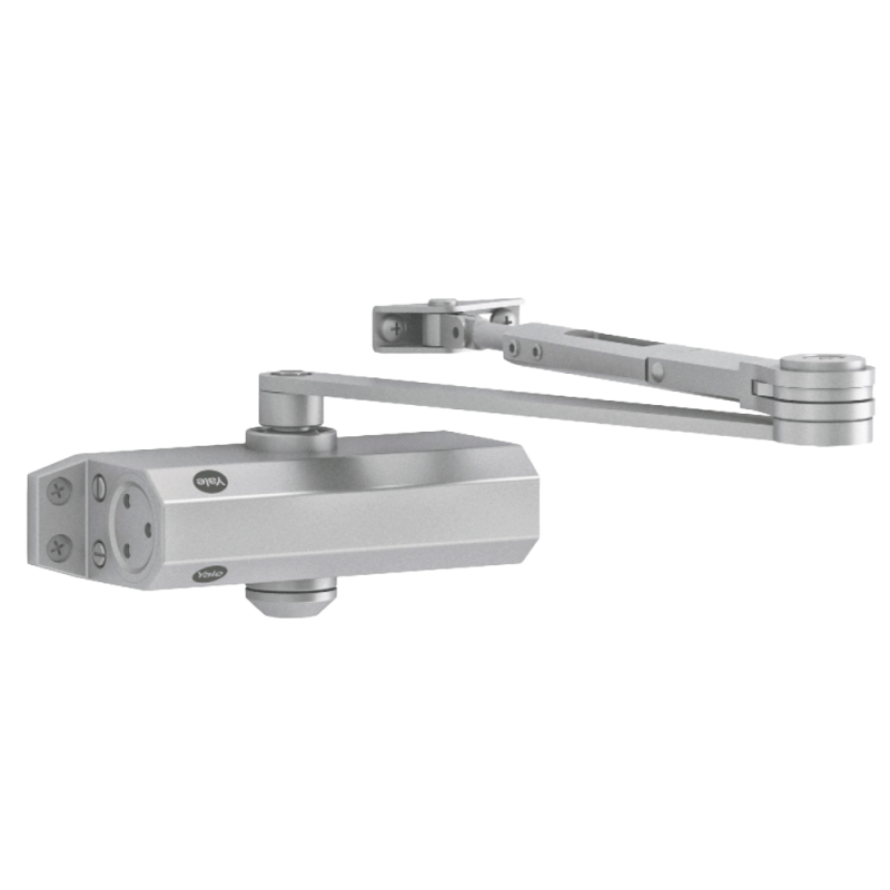 YALE-DOORCLOSER-3500-RET - Chiudiporta con braccio articolato - Montato a parete e reversibile - Apertura con forza ridotta - Pe YALE-DOORCLOSER-3500-RET - Chiudiporta con braccio articolato - Montato a parete e reversibile - Apertura con forza ridotta - Pe