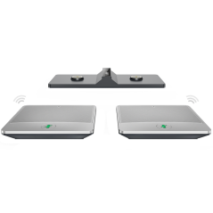 YL-CPW90DD10KPACK - Microfono wireless - Portata 3m e 360º - Intervallo di frequenza 100Hz -7 KHz - Pulsante Mute con indicatore