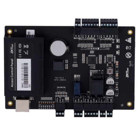 ZK-C3-100PRO - Controller di accesso - Scheda, QR o PIN - Comunicazione TCP/IP - 2 lettori Wiegand - Uscita relè per 1 porta - S