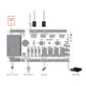 ZK-C3-100PRO - Controller di accesso - Scheda, QR o PIN - Comunicazione TCP/IP - 2 lettori Wiegand - Uscita relè per 1 porta - S ZK-C3-100PRO - Controller di accesso - Scheda, QR o PIN - Comunicazione TCP/IP - 2 lettori Wiegand - Uscita relè per 1 porta - S