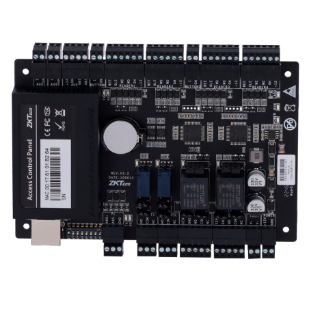 ZK-C3-200PRO - Controller di accesso - Scheda, QR o PIN - Comunicazione TCP/IP - 4 lettori Wiegand - Uscita relè per 2 porte - S