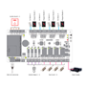 ZK-C3-400PRO - Controller di accesso - Scheda, QR o PIN - Comunicazione TCP/IP - 4 lettori Wiegand - Uscita relè per 4 porte - S ZK-C3-400PRO - Controller di accesso - Scheda, QR o PIN - Comunicazione TCP/IP - 4 lettori Wiegand - Uscita relè per 4 porte - S