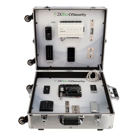ZK-DEMOKIT-AC - Demo Kit - Soluzione per il Controllo Accessi - Switch per connessione a Internet - Licenza gratuita ZK-BIOCV-5-