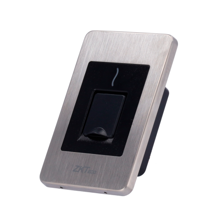 ZK-FR1500A-WP-MF - Lettore di accesso - Accesso tramite impronta digitale Silk ID e scheda MF - Indicatore a LED e acustico - RS