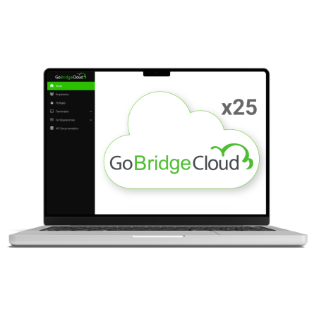ZK-GOBRIDGECLOUD - Pack per integrazione cloud - 25 Utenti / Dispositivi illimitati - Per i dispositivi compatibili con GoTimeCl