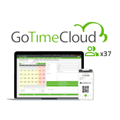 ZK-GOTIMECLOUD-37 - Licenza Cloud di rilevazione presenze - 37 utenti / 37 APP incluse - Monitoraggio da remoto con localizzazio