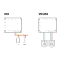 ZK-KR614-OSDP - Lettore di accesso - Accesso tramite scheda EM/MF DESFire e PIN - Indicatore a LED e acustico - RS485 ZKTeco | O