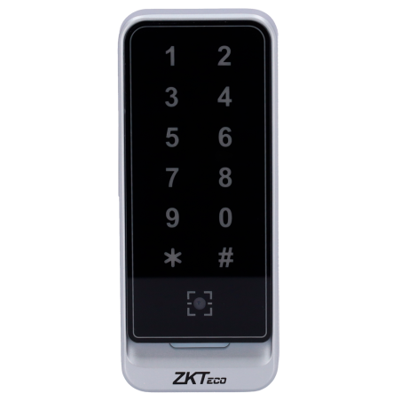 ZK-QR600-VK-MF - Lettore di accesso - Accesso tramite codice QR, scheda MF e PIN - Indicatore a LED e acustico - Wiegand 26/34 |