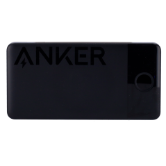 ANK-123-POWERCORE-B - Anker Power Bank - Capacità 10000mAh - Ingresso USB-A - Uscite USB-C, Micro USB-C e USB-A - Schermo LCD - 