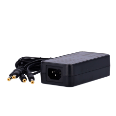 DC12V5A - Alimentatore a commutazione - Uscita DC 12 V 5 A - 4 uscite - Stabilizzato - 105 (P) x 33 (I) x 45 (H) mm - 320 g