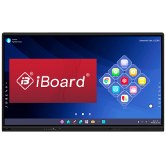 IB-TE-MP-65E1-V3 - Schermo interattivo IBOARD 65'' 4K - Risoluzione 3840x2160 - Ingressi HDMI, VGA, DP, Type-C, LAN, USB, OPS - 