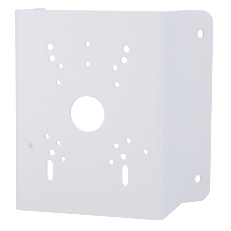 SF-CORNERBRACKET-0601 - Staffa angolare Safire Smart - Per telecamere bullet o dome - In acciaio laminato SPCC - Colore bianco -