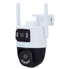 UV-UHO-P2S-M55F34 - Telecamera IP WiFi Uniarch | 5MP - Doppia ottica 2.8 mm panoramica e 4 mm PTZ - IR 30m | Luce bianca 30 m |