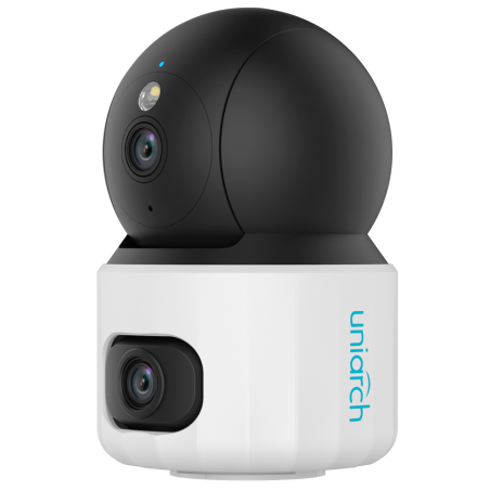 UV-UHO-S3S-M55F36D - Telecamera IP Uniarch a doppia ottica - 5 MP | Ottica 2.8 mm | IR 10 m - 5 MP | Ottica 6 mm | Luce bianca 1