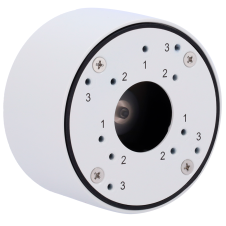 VCA-BJC07 - Scatola di giunzione - Per telecamere bullet - Adatto per uso esterno - Installazione a tetto o parete - Colore bian