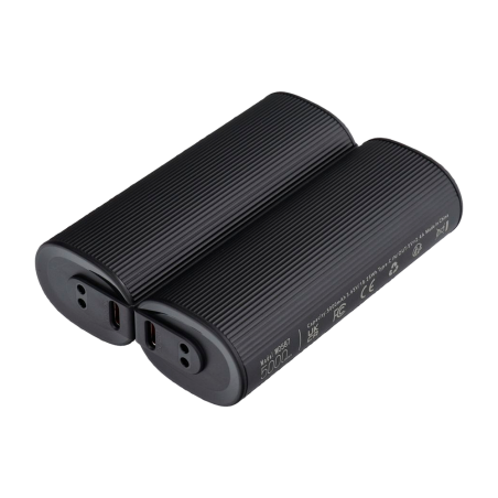 VG-W0587 - Power Bank - Calentador de manos incluido - Capacidad 5000mAh - Entrada y salida USB-C - Color negro - Policarbonato 