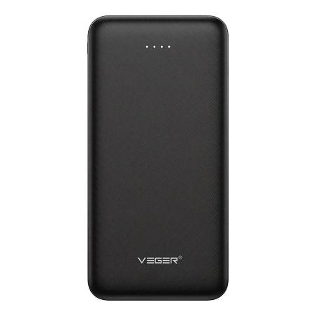 VG-W1065 - Veger Power Bank - Capacidad 10000mAh - Entradas Micro USB-C y 2x USB-A - Salidas Micro USB-C y 2x USB-A - 3 disposit