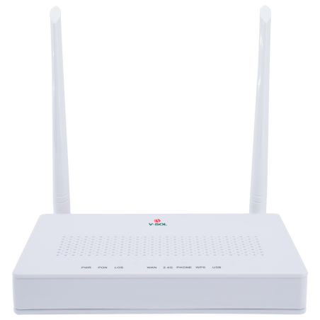 VSOL-HG325N - V-SOL Router ONT Wi-Fi 4 - 1X PON 4x LAN RJ45 10/100/1000Mbps 1x RJ11 - 802.11 b/g/n - Ideale per l'FTTH domestico