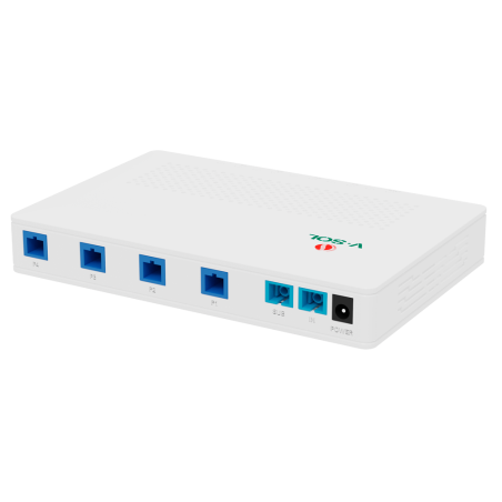VSOL-V1805P-U - V-Sol Splitter in fibra ottica con alimentazione - Lunghezza d'onda da 1260 nm a 1650nm - PON standard (compatib