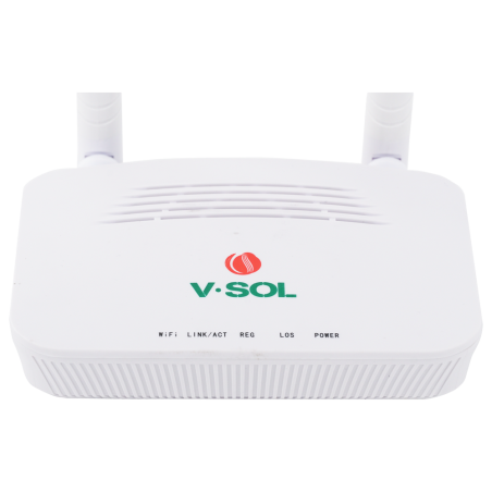 VSOL-V2801RGW - V-SOL Router ONT Wi-Fi 4 - 1X PON 1x LAN RJ45 10/100/1000Mbps - 802.11ac 2x2 dual band 2.4 e 5GHz - Ideale per l