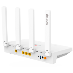 VSOL-V2804AX30-A - V-SOL Router ONT Wi-Fi 6 AX3000 - 1X PON 4x LAN RJ45 10/100/1000Mbps 1x USB3.0 - 802.11ac 2x2 dual band 2.4 e