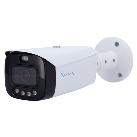 XS-IPB619CA-4U-WIZCOLOR-TIOC - Cámara Bullet IP 4 Megapixel Wizcolor - 1/1.8” Progressive Scan CMOS - Lente 2.8 mm | IR+Luz Blan