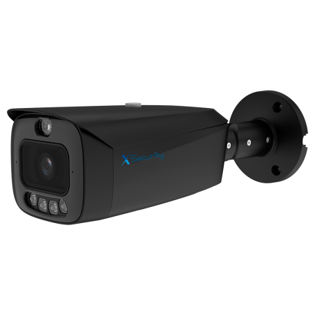 XS-IPB619CA-4U-WIZCOLOR-TIOC-BLACK - Cámara Bullet IP 4 Megapixel Wizcolor - 1/1.8” Progressive Scan CMOS - Lente 2.8 mm | IR+Lu