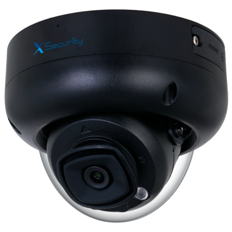 XS-IPD862A-5U-MIND-HDMI-BLACK - X-Security Telecamera IP Turret - 4 Megapixel (2688x1520) - Ottica 2.8 mm - IR 50 m | Allarmi | 