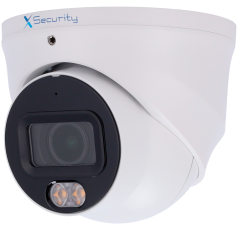 XS-IPT982CA-8P-WIZCOLOR - X-Security Cámara IP Turret Wizcolor - 8 Megapíxel (3840×2160) | Sensor 1/1.8&quot F1.0 - Lente 2.8mm 