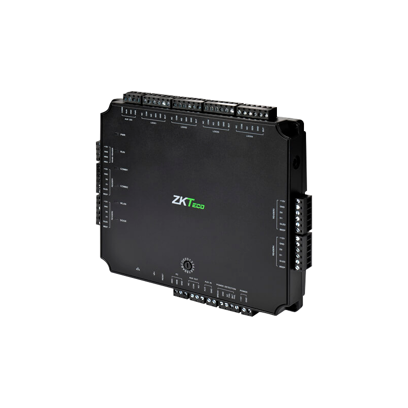 ZK-ATLAS-400 - Controller di accesso PoE - Accesso con scheda o password - TCP/IP | Connessione con controller slave - 4 lettori ZK-ATLAS-400 - Controller di accesso PoE - Accesso con scheda o password - TCP/IP | Connessione con controller slave - 4 lettori