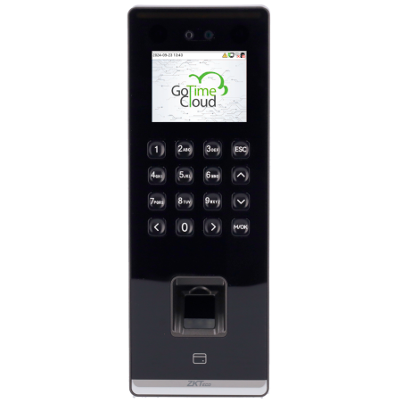 ZK-TA-GTC2F-V-1-W - Controllo presenza e accesso semplice - Riconoscimento Facciale, impronta digitale, scheda EM e PIN - 1.000 