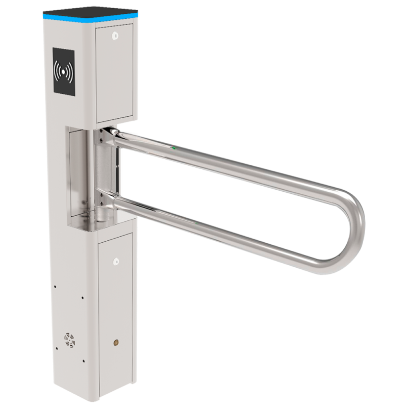 ZK-TS-SBT2000S-N-SS-800-METAL - Varco ad accesso bidirezionale - Sportello motorizzato singolo - Orari, allarmi e modalità di ap