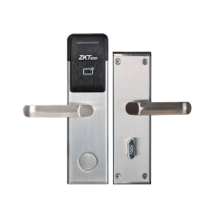 ZK-ZL700L - Serratura online per hotel - Apertura tramite scheda MF - Backset 70 mm | Apertura a sinistra - Autonoma 4 x pile AA
