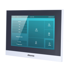 AK-C313W-LP-2 - Monitor Linux per videocitofono - Schermo TFT di 7" - Audio bidirezionale Crystal Clear - 2 fili LP, WiFi, SIP s