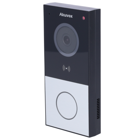 AK-E12S-2 - Videocitofono a 2 fili per montaggio in superficie - Telecamera 2 Mp | Audio bidirezionale - Apertura con scheda MF,