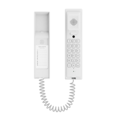AK-S560-WHITE - Cornetta per videocitofono - LED di stato e tasti funzione - Audio bidirezionale Crystal Clear - TCP/IP, PoE, SI