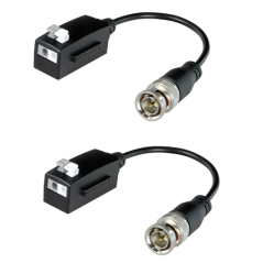 BA612P-HAC-B - Trasmettitore passivo per doppino intrecciato SAFIRE - Ottimizzato per HDTVI, HDCVI e AHD - 1 canale video - Pass