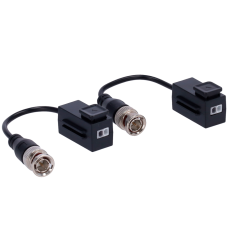 BA617P-HAC-B - Trasmettitore passivo per doppino intrecciato SAFIRE - Ottimizzato per HDTVI, HDCVI, AHD e CVBS - 1 canale video 