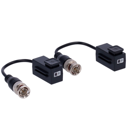 BA617P-HAC-B - Trasmettitore passivo per doppino intrecciato SAFIRE - Ottimizzato per HDTVI, HDCVI, AHD e CVBS - 1 canale video 