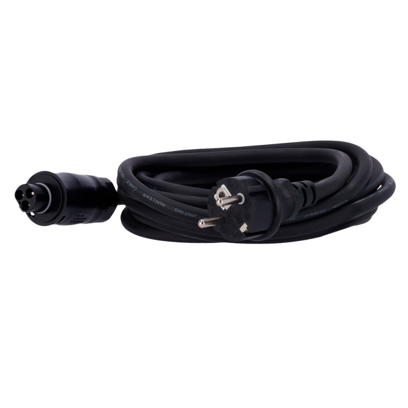 BC01-AC-5M - Conector solar AC 3 pines - Macho a Schuko - 5 metros de longitud